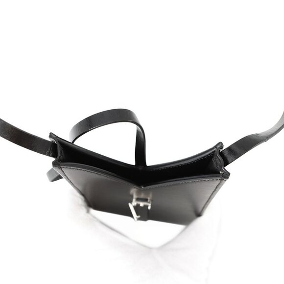 Givenchy Cutout Phone Holder Shoulder Bag Size Mini Leather Black - Picture 13 of 15
